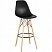 превью Стул барный SG_EAMES барный черный, деревянные ножки