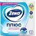 превью Бумага туалетная ZEWA Plus, 2-х слойная, спайка 4 шт. х 23 м, белая