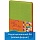Ежедневник недатированный МАЛЫЙ ФОРМАТ (100×150 мм) А6, BRAUBERG «Rainbow», 136 л., зеленый, 111689