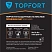 превью Перчатки КЩС латексные TOPFORT Профхим Лат с хлопковым напылением жёлтые (размер 10, XL)