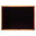 превью Доска меловая настенная Attache Non magnetic 30×42 см черная в деревянной раме
