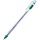 Ручка шариковая масляная автоматическая с грипом CROWN «Quick Dry», СИНЯЯ, узел 0.5 мм, линия письма 0.3 мм