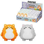 Точилка фигурная FUNSTER (ФАНСТЕР) «Пухлый кот», 1 отверстие, ассорти, в дисплее