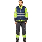 Жилет синий с СОП (р.3XL/60-62)