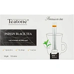 Чай черный индийский TEATONE в металл. стике, 100шт/уп. 1246