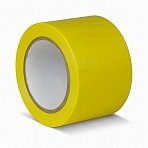 Клейкая лента для разметки ПВХ 75 мм x 33 м желтая (KMSG07533)