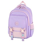 Рюкзак BRAUBERG SNAP, 2 отделения, 3 кармана, «Delicate lilac», 39×28х16 см