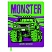 превью Дневник 1-11 кл. 48л. ЛАЙТ BG «Monster», иск. кожа, печать, ляссе