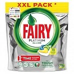 Капсулы для мытья посуды в посудомоечных машинах 70 шт. FAIRY (Фейри) All in 1, «Лимон»