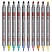 превью Фломастеры двусторонние Faber-Castell, 10 паст. цв., смываемые, пластик. уп., европодвес