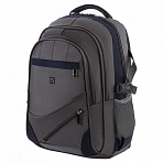 Рюкзак BRAUBERG «MainStream 1», 35 л, размер 45×32х19 см, ткань, серо-синий