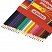 превью Карандаши цветные ПИФАГОР, 24 цвета, классические, заточенные, картонная упаковка