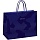 Пакет подарочный 32×26×12см MESHU «Blue pattern», выборочный лак, матовая ламинация