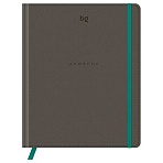 Дневник 1-11 кл. 48л. (твердый) BG «Monocolor. Brown», иск. кожа, тиснение, цветн. срез, ляссе, на резинке