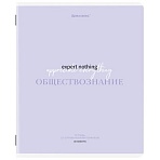 Тетрадь предметная CREATIVE 48 л., обложка картон, ОБЩЕСТВОЗНАНИЕ, клетка, подсказ, BRAUBERG