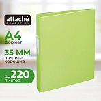 Папка на 2-х кольцах Bantex картонная/пластиковая 35 мм салатовая