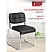 превью Стул офисный Комус Мебель (Easy Chair) 803 чёрный (искусственная кожа, металл хромированный)