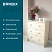 превью Комод деревянный, сосна, BRABIX «Scandi Wood SC-001» РАСТ, 620×300х700 мм, 3 ящика, 641890