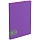 Папка-скоросшиватель пластик. Berlingo, А5, 180мкм, фиолетовая с прозр. верхом, индив. ШК