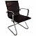 превью Конференц-кресло Easy Chair 711 VN на полозьях черное (сетка/металл хромированный)
