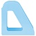 превью Лоток для бумаг вертикальный СТАММ «Фаворит», голубой, ширина 90мм
