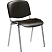 превью Стул офисный Easy Chair Изо/Iso чёрный (искусственная кожа, металл) (19180)