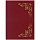 Папка адресная «Виньетка» OfficeSpace, А4, бумвинил, бордовый, инд. упаковка