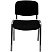 превью Стул КО_EChair Rio(ИЗО) ткань черная 101, каркас под хром