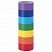 превью Клейкие WASHI-ленты для декора РАДУЖНЫЕ, однотонные, 15 мм х 3 м, 7 цветов, рисовая бумага, ОСТРОВ СОКРОВИЩ, 661702