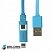 превью Кабель плоский micro USB 2.0 Apple 8 pin 1 м