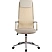 превью Кресло для руководителя Комус Мебель (Easy Chair) 565 бежевое (сетка/ткань, металл хромированный)