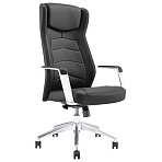 Кресло BRABIX PREMIUM ''Viking EX-759'', синхромеханизм, алюминий, натуральная кожа, черное