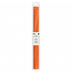 Бумага крепированная ТРИ СОВЫ, 50×250см, 32г/м2, оранжевая, в рулоне, пакет с европодвесом