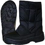 Сапоги дутые утепленные мужские водоотталкивающая ткань/поролон черные размер 46