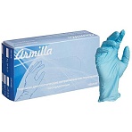 Перчатки нитрил н/о, н/с, текст голуб. Armilla (XS) 50пар/уп