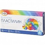 Пластилин классический ГАММА «Классический», 6 цветов, 120 г, со стеком, картонная упаковка