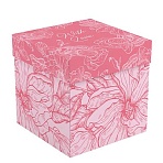 Коробка складная подарочная MESHU «Flowers», (15×15×15см)