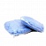 превью Бахилы одноразовые полиэтиленовые повышенной плотности 50 мкм голубые (6 гр, 50 пар в упаковке)