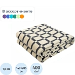 Одеяло 140×205 полушерсть (50 % шерсть/50 % ПАН (ПЭВ), 400г/м2, ассорти
