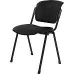 Стул UA_ERA черный каркас / кз черный V-4