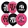 Воздушные шары, 50шт., М12/30см, Поиск «Оскорбительные шарики Для нее», 2ст. шелк, пастель+декор