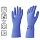 Перчатки латексные КЩС, прочные, хлопковое напыление, размер 7 S, малый, синие, HQ Profiline