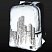 превью Рюкзак BRAUBERG REFLECTIVE универсальный, светоотражающий, «City», серый, 42×30х13 см