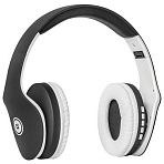 Наушники с микрофоном (гарнитура) DEFENDER FREEMOTION B525, Bluetooth, беспроводные, черные с белым