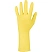 превью Перчатки латексные резиновые желтые р-р М ЭКОНОМ (10 пар/уп)
