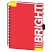 превью Бизнес-тетрадь Mariner Bright А5 120 листов красная в клетку на спирали (148×205 мм)