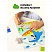 превью Аппликация из песка и цветной фольги ТРИ СОВЫ «Акуленок», с раскраской, пакет с европодвесом