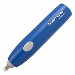 Ластик электрический BRAUBERG X-ERASE, питание от 2 батареек ААА, + 16 сменных ластиков