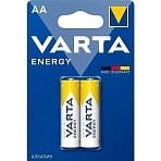 Батарейка Varta ENERGY LR6 AA 2шт/бл Alkaline 1.5V (4106) (4106229412)