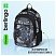 превью Рюкзак Berlingo U4 «Grey pattern» 41×29.5×13см, 2 отделения, 3 кармана, эргономичная спинка